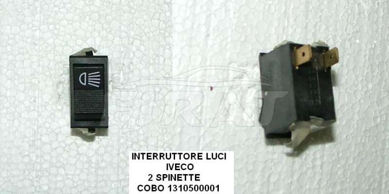 INTERRUTTORE LUCI FIAT 100 -110-130-691 2 SPINETTE - Clicca l'immagine per chiudere